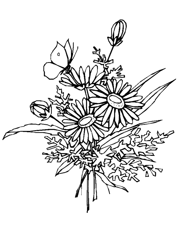 Coloring Pages Of Flowes 10