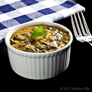 Dal with Swiss Chard