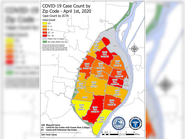 Zip Code Map St Louis