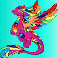 Play Games2Jolly Rainbow Water Dragon Escape