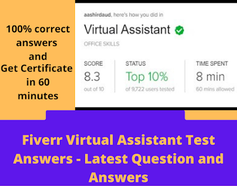 Fiverr Virtual Assistant Test Answers