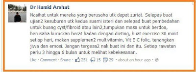 Nasihat Dr Hamid Arshat Untuk Pasangan Yang Berusaha Untuk Memiliki Zuriat.