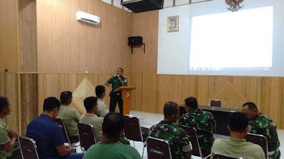 Kapten Inf Rudi saragih Pimpin Rapat Persiapan pembukaan TMMD ke-103