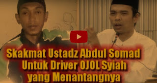 Skakmat Ust. Abdul Somad Untuk Pria Syiah yang  Menantang Debat & Menuduh Cela Ahlul Bait