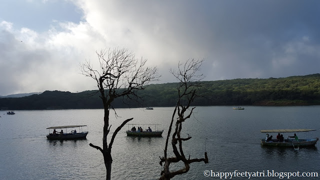 Boating at Venna lake