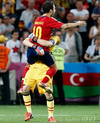 gol de Cesc Fábregas penalti Eurocopa 2012 España-Portugal