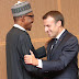 President Buhari meets French president Emmanuel Macron in Mauaritania (Photos)