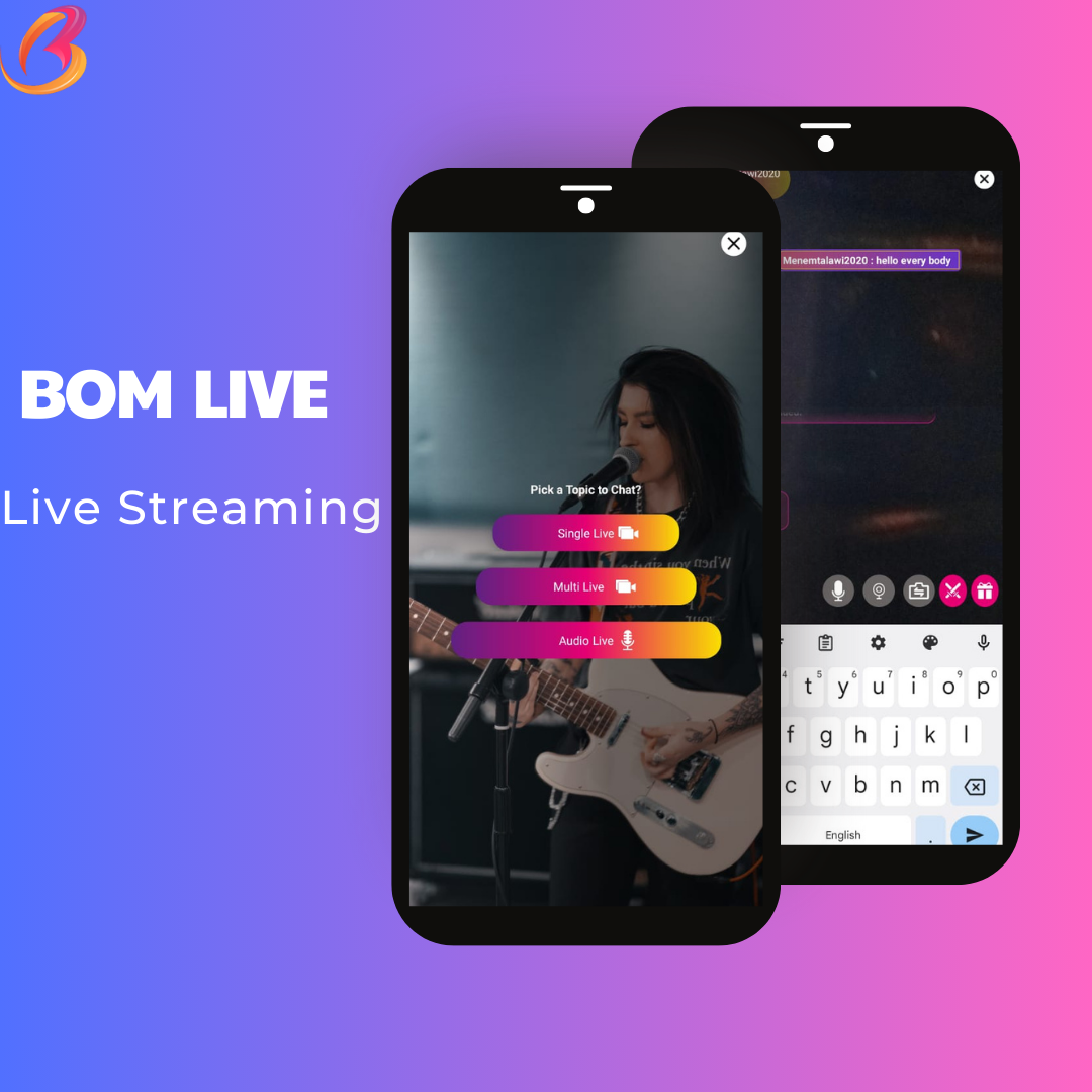 BOMChat - Social Media ,short Video,live streaming,Pk battel with admin panel - 3