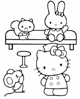 hello Kitty y amigos para pintar