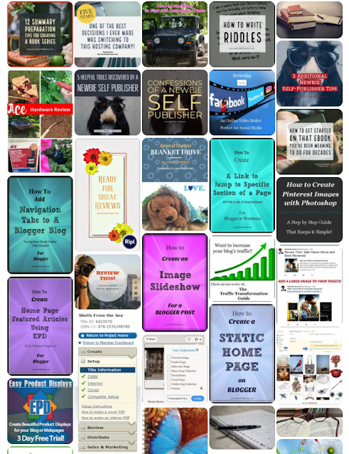 writing reviews collage