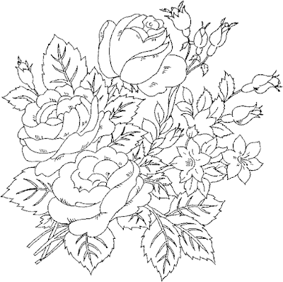 flower coloring sheets