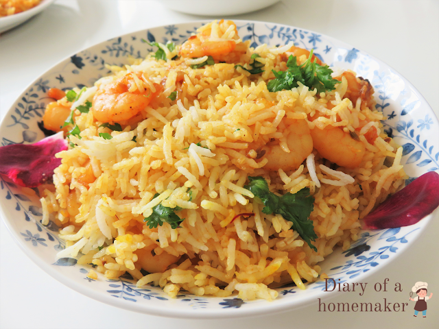 Prawn Biryani Jheenga Biryani