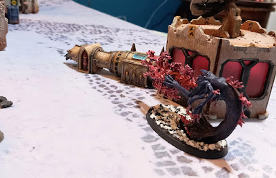 Warhammer 40k battle report: Space Wolves vs Chaos Daemons, 500pts