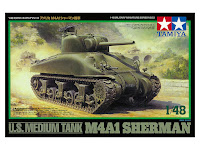 Tamiya 1/48 M4A1 SHERMAN (32523) Color Guide & Paint Conversion Chart　