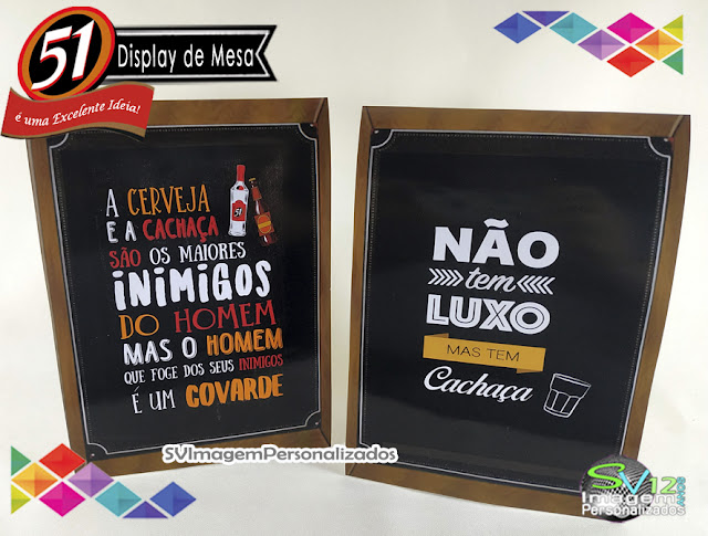 display de Mesa Festa Boteco 51 boa idea ,dicas e ideias para decoração de festa personalizados