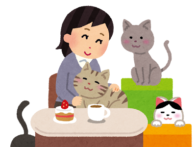 上 カフェ の イラスト 300430