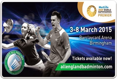 Jadwal Final YONEX All England Open 2015