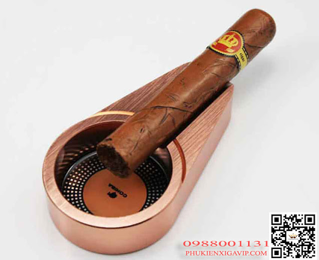Gạt tàn xì gà 1 điếu chính hãng Cohiba HB044, giá rẻ Gat-tan-xi-ga-cohiba-1-dieu