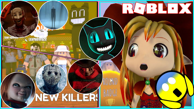 ROBLOX THE SCARY BUTTON! NEW SCARY CHARACTERS AND BADGES