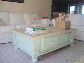 Beautiful shabby chic coffee table by Restyled Vintage