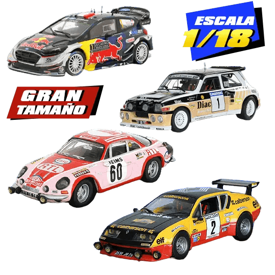 vencedores de rally ediciones especiales 1:18