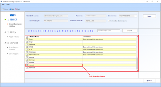 select edb mailboxes