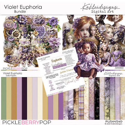 Violet Euphoria Bundle by Kakleidesigns