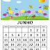 CALENDÁRIO COLORIDO 2023 - JUNHO