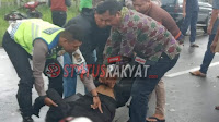 Sagala Tewas Disambar Bus Sinabung