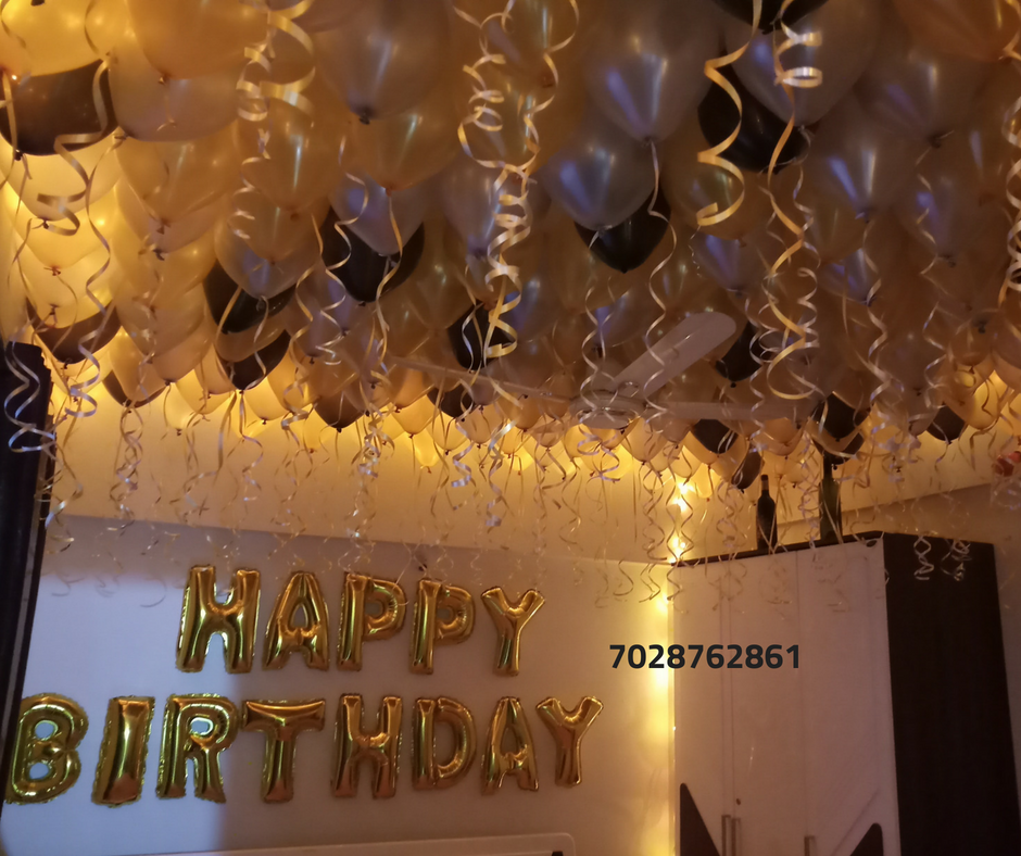 Romantic Room  Decoration  For Surprise Birthday  Party in 