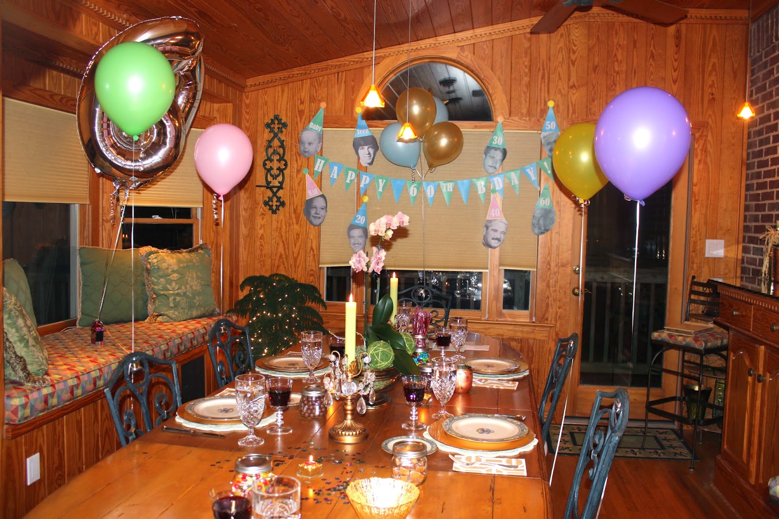 The Pink Elephant 60th  birthday  party  ideas  round 1