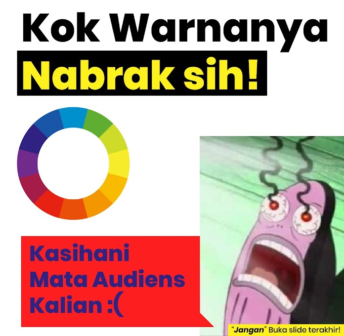 Cara memilih warna yang baik untuk Desain