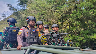 Sinergi TNI-Polri Ciptakan Ketertiban dan Kondusifitas di Kabupaten Lanny Jaya