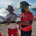 Rescatan un cocodrilo del mar a la altura de playa Mantarrayas