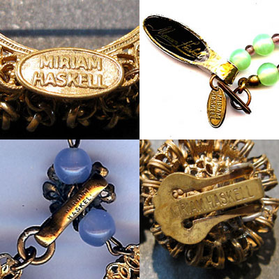 Vintage Jewelry Markings on Vintages Of Los Gatos Featured Product  Miriam Haskell Vintage Jewelry