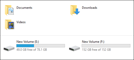 Hide and Reveal Drive.