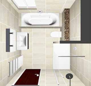 The latest Minimalist Bathroom sketches 3 dimensions