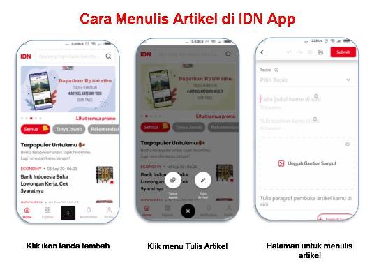 menulis artikel di idn app