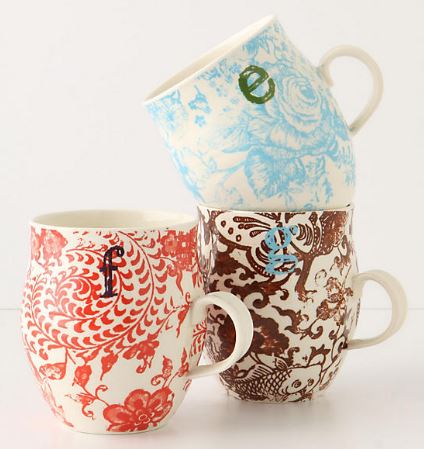 anthropologie home decor holiday gift guide christmas entertaining essentials cups