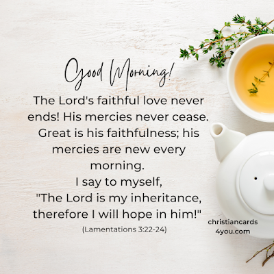 bible verse for the morning lamentations 3