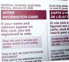 voter information card