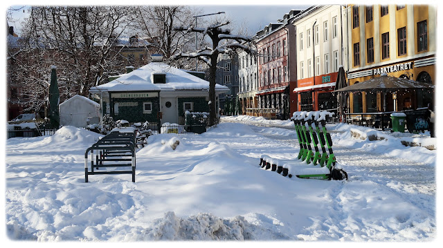 Olaf Ryes plass med Grünerhaven uteservering i Grüners gate på Grünerløkka i Oslo.