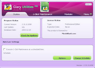 au Glary Utilities Pro v2.45.0.1486 Incl Key pk