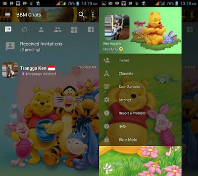 BBM Mod Winnie The Pooh v3.2.5.12 APK