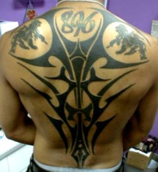 Back Body Tribal Tattoo Gallery