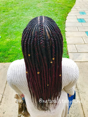  Here we have a stunning short tribal braid idea that has been finished off with beads ✘ 32 African Long Tribal Braids Ponytail Updos To Try In 2020