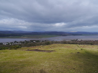 Looking down to Arnside and the Kent Estuary from Arnside Knott