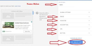 iklan in feed ads adsense 