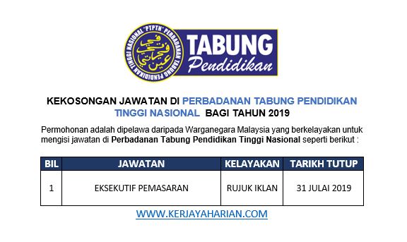 Jawatan Kosong di PTPTN Ambilan Julai - Ogos 2019 ...