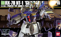 Carátula de la caja del RX-78NT-1 "Gundam NT1"